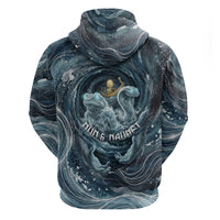 Egypt Nun and Naunet Hoodie Primordial Water Gods Cosmic Ocean Infinite Waves
