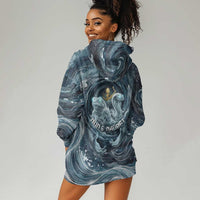 Egypt Nun and Naunet Hoodie Dress Primordial Water Gods Cosmic Ocean Infinite Waves