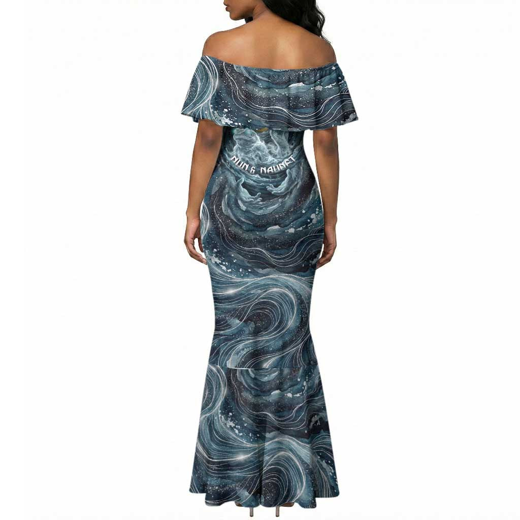 Egypt Nun and Naunet Mermaid Dress Primordial Water Gods Cosmic Ocean Infinite Waves
