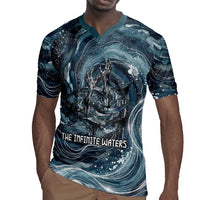 Egypt Nun and Naunet Rugby Jersey Primordial Water Gods Cosmic Ocean Infinite Waves