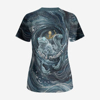 Egypt Nun and Naunet Scrub Top Primordial Water Gods Cosmic Ocean Infinite Waves