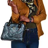 Egypt Nun and Naunet Shoulder Handbag Primordial Water Gods Cosmic Ocean Infinite Waves