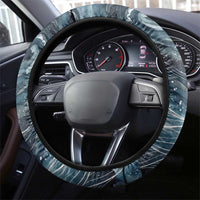 Egypt Nun and Naunet Steering Wheel Cover Primordial Water Gods Cosmic Ocean Infinite Waves