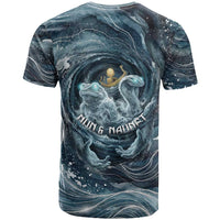Egypt Nun and Naunet T shirt Primordial Water Gods Cosmic Ocean Infinite Waves
