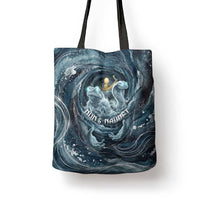 Egypt Nun and Naunet Tote Bag Primordial Water Gods Cosmic Ocean Infinite Waves