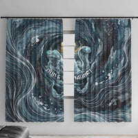 Egypt Nun and Naunet Window Curtain Primordial Water Gods Cosmic Ocean Infinite Waves