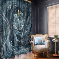 Egypt Nun and Naunet Window Curtain Primordial Water Gods Cosmic Ocean Infinite Waves