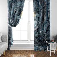Egypt Nun and Naunet Window Curtain Primordial Water Gods Cosmic Ocean Infinite Waves