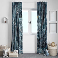 Egypt Nun and Naunet Window Curtain Primordial Water Gods Cosmic Ocean Infinite Waves