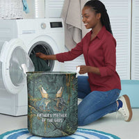 Nun and Naunet Egyptian Laundry Basket Serpent Abyss Design Primordial Gods of Ancient Waters