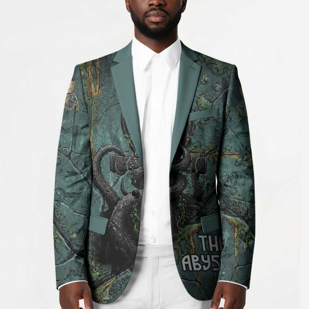 Nun and Naunet Egyptian Blazer Serpent Abyss Design Primordial Gods of Ancient Waters