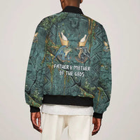 Nun and Naunet Egyptian Bomber Jacket Serpent Abyss Design Primordial Gods of Ancient Waters