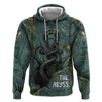 Nun and Naunet Egyptian Hoodie Serpent Abyss Design Primordial Gods of Ancient Waters
