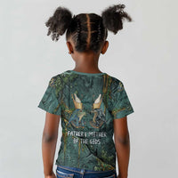 Nun and Naunet Egyptian Kid T shirt Serpent Abyss Design Primordial Gods of Ancient Waters