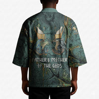 Nun and Naunet Egyptian Kimono Serpent Abyss Design Primordial Gods of Ancient Waters