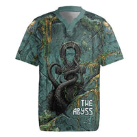 Nun and Naunet Egyptian Rugby Jersey Serpent Abyss Design Primordial Gods of Ancient Waters
