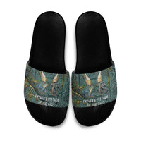 Nun and Naunet Egyptian Slide Sandals Serpent Abyss Design Primordial Gods of Ancient Waters
