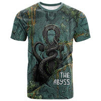 Nun and Naunet Egyptian T shirt Serpent Abyss Design Primordial Gods of Ancient Waters