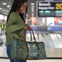 Nun and Naunet Egyptian Travel Bag Serpent Abyss Design Primordial Gods of Ancient Waters