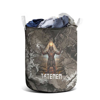 Tatenen Laundry Basket Rising Hand Design Egyptian God of Creation and Earth Emergence