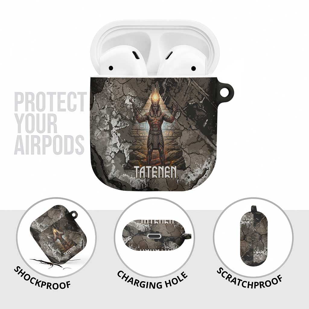Tatenen AirPods Case Rising Hand Design Egyptian God of Creation and Earth Emergence