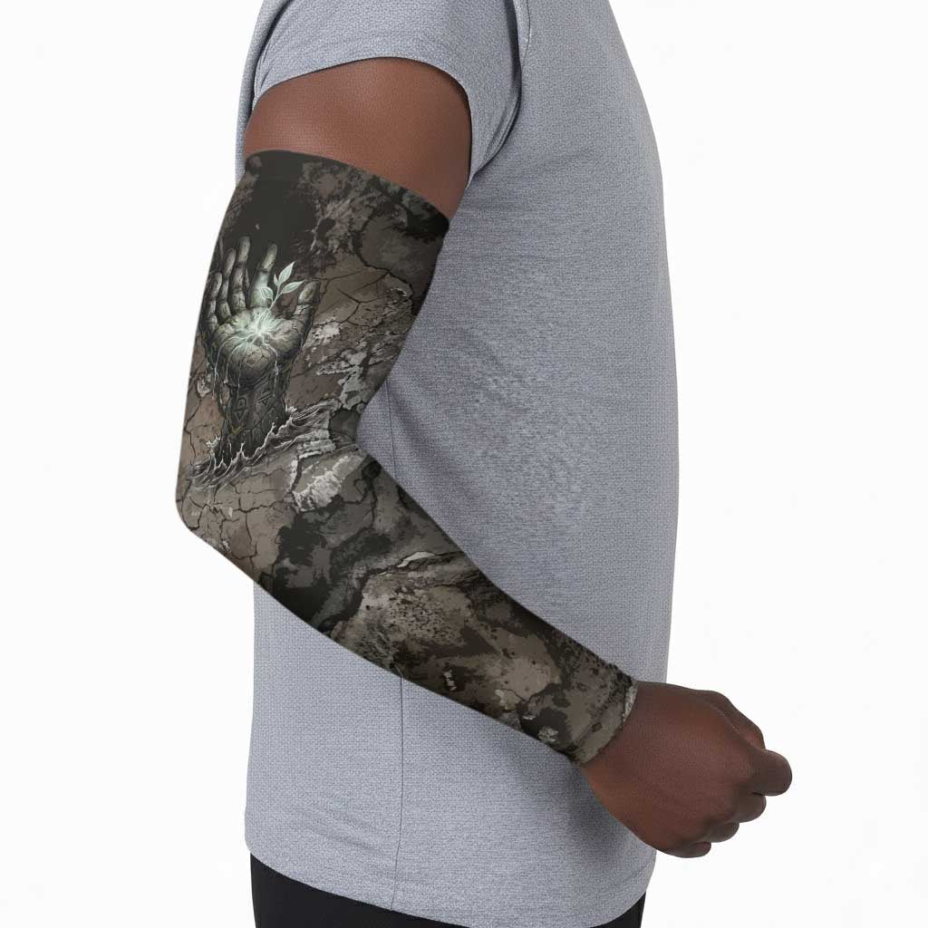 Tatenen Arm Sleeves Rising Hand Design Egyptian God of Creation and Earth Emergence