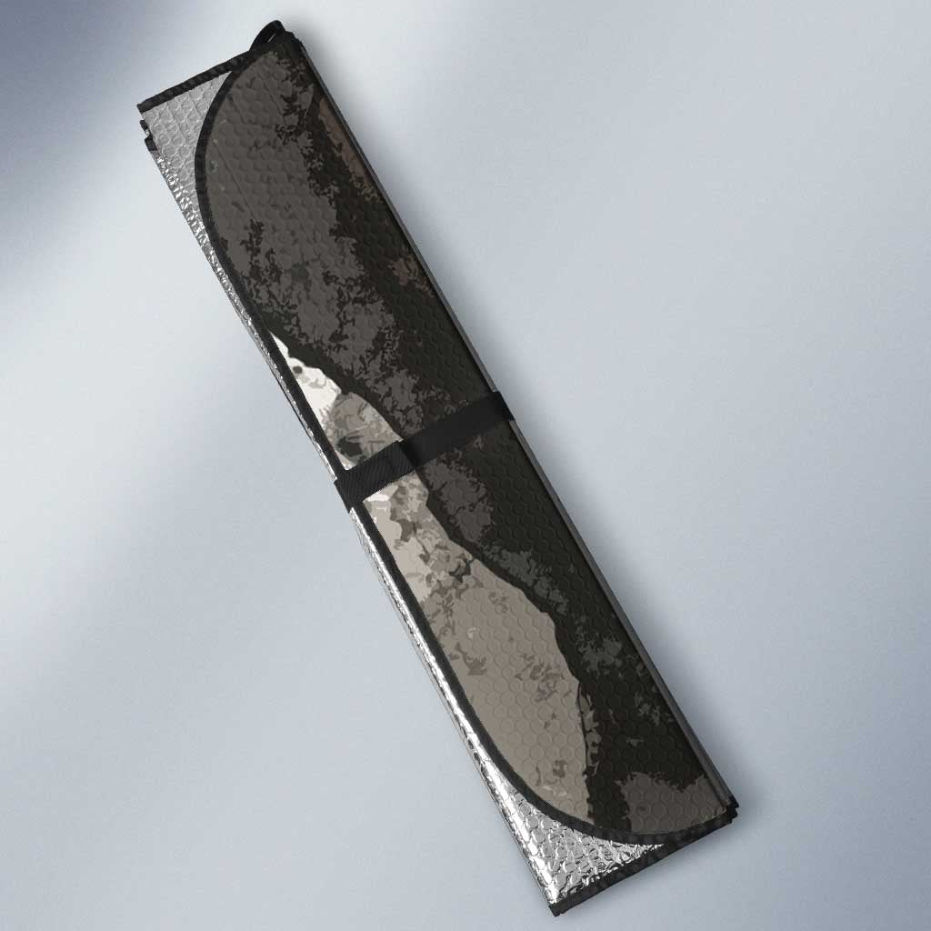 Tatenen Auto Sun Shade Rising Hand Design Egyptian God of Creation and Earth Emergence