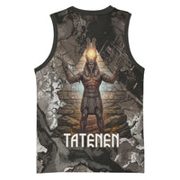 Tatenen Basketball Jersey Rising Hand Design Egyptian God of Creation and Earth Emergence