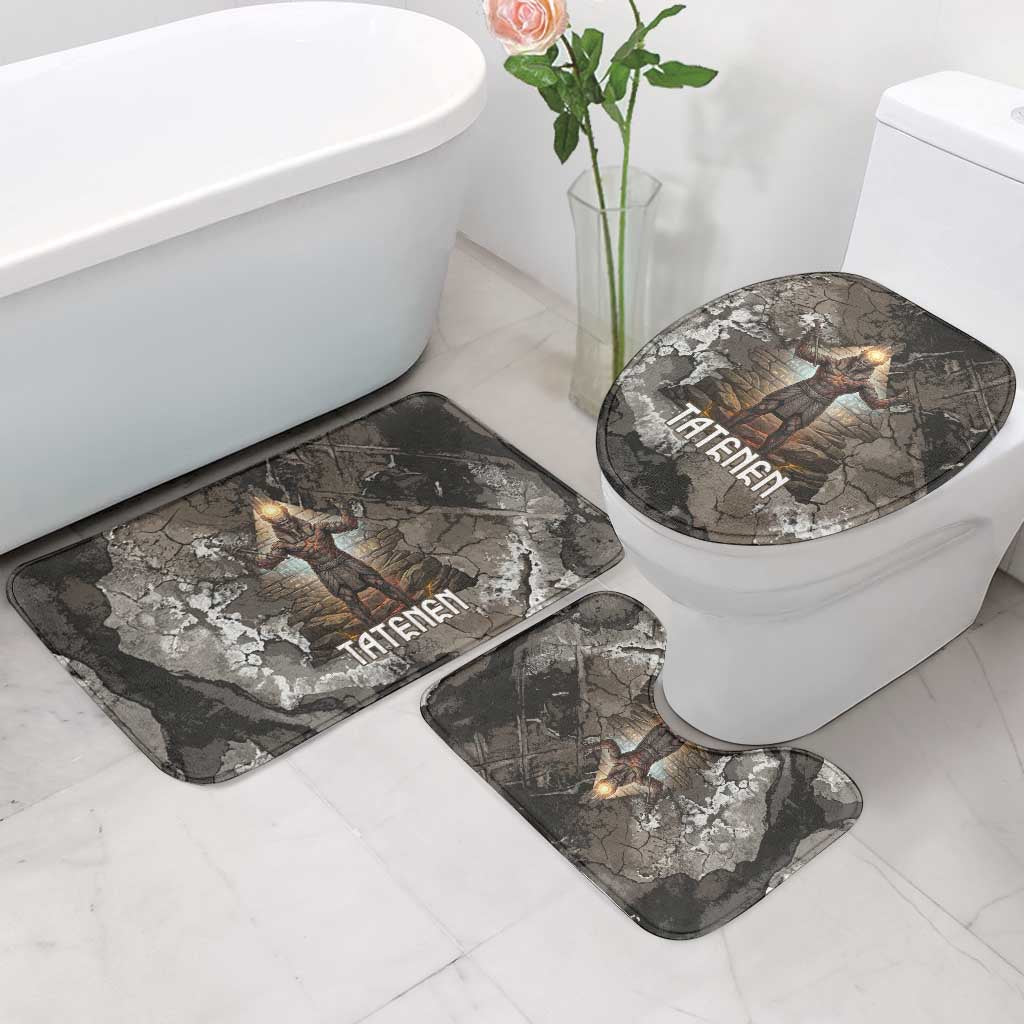 Tatenen Bathroom Set Rising Hand Design Egyptian God of Creation and Earth Emergence