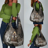 Tatenen Grocery Bag Rising Hand Design Egyptian God of Creation and Earth Emergence