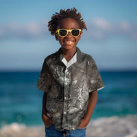 Tatenen Kid Hawaiian Shirt Rising Hand Design Egyptian God of Creation and Earth Emergence