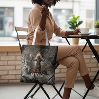 Tatenen Tote Bag Rising Hand Design Egyptian God of Creation and Earth Emergence