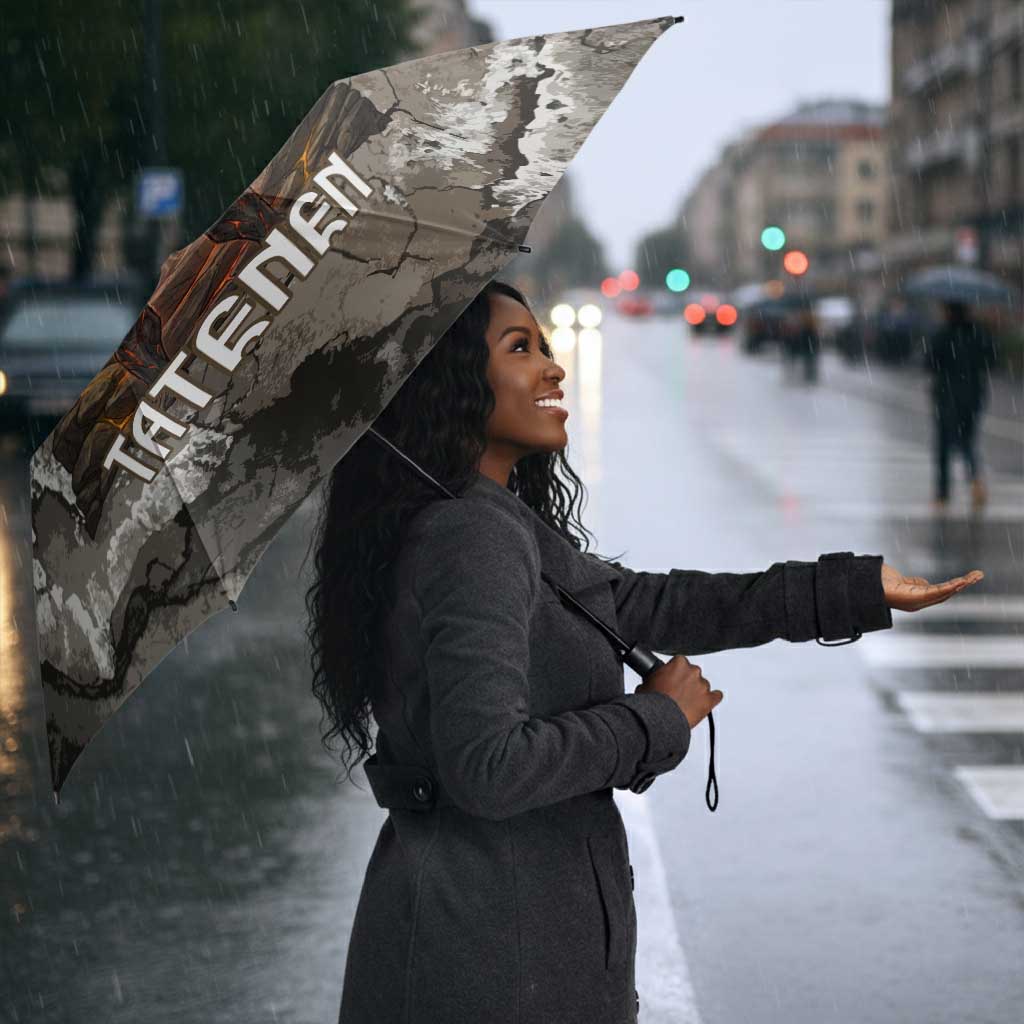 Tatenen Umbrella Rising Hand Design Egyptian God of Creation and Earth Emergence