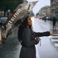 Tatenen Umbrella Rising Hand Design Egyptian God of Creation and Earth Emergence