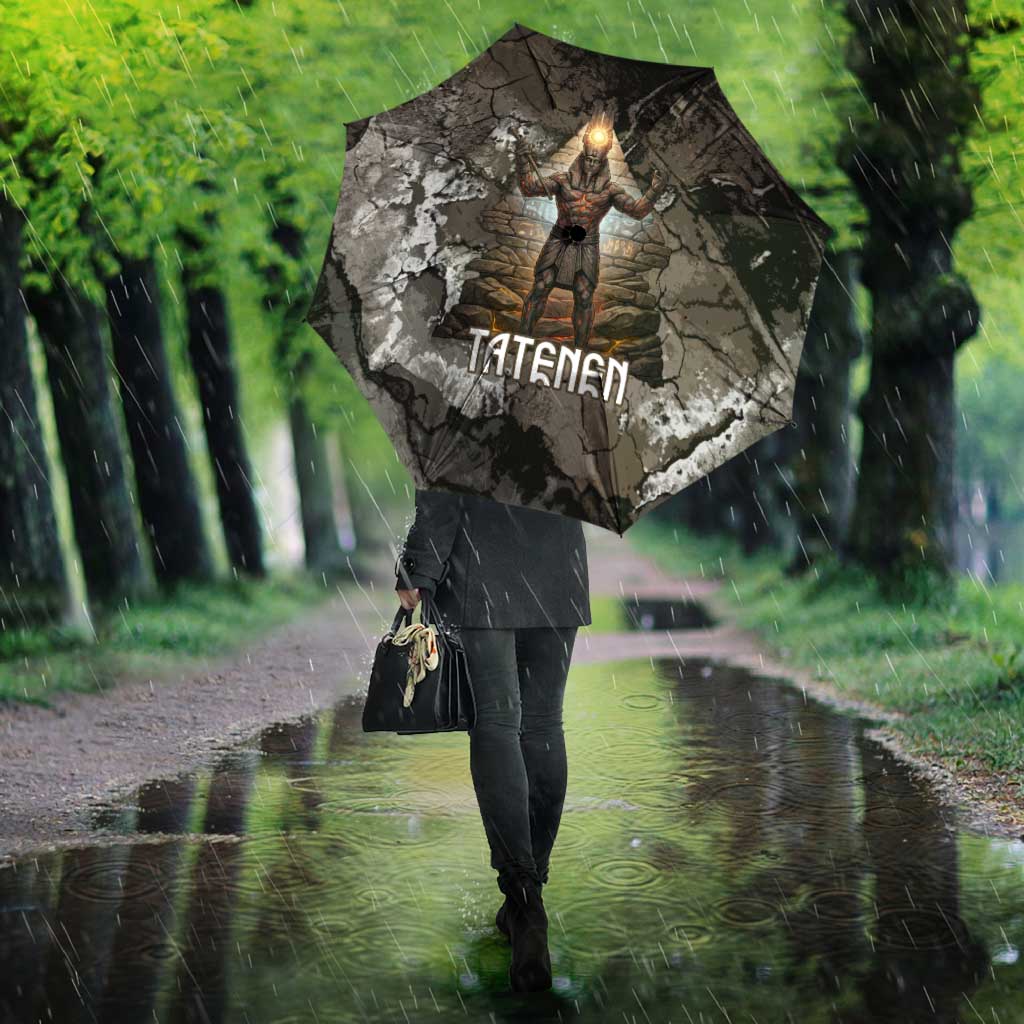 Tatenen Umbrella Rising Hand Design Egyptian God of Creation and Earth Emergence
