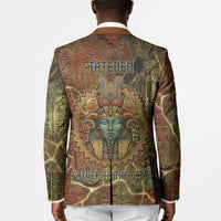Tatenen Ancient Egyptian Blazer Father of the Gods Design with Minerals