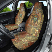 Tatenen Ancient Egyptian Car Seat Cover Father of the Gods Design with Minerals