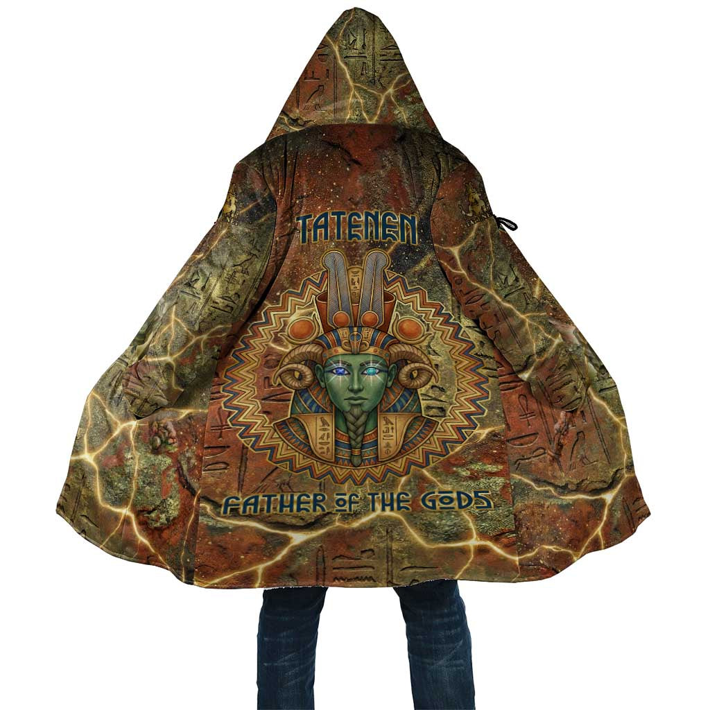 Tatenen Ancient Egyptian Cloak Father of the Gods Design with Minerals