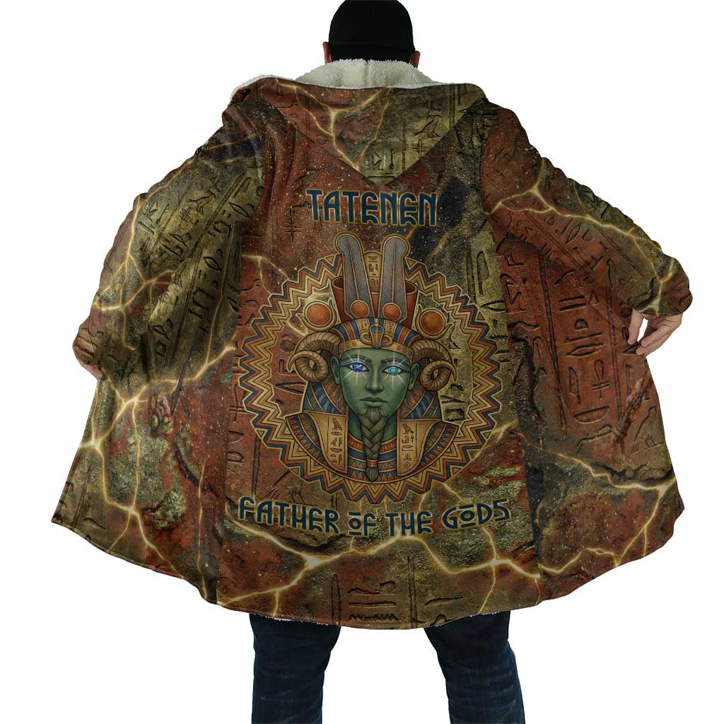 Tatenen Ancient Egyptian Cloak Father of the Gods Design with Minerals
