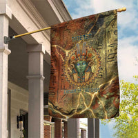 Tatenen Ancient Egyptian Garden Flag Father of the Gods Design with Minerals