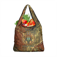 Tatenen Ancient Egyptian Grocery Bag Father of the Gods Design with Minerals