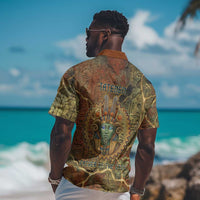 Tatenen Ancient Egyptian Hawaiian Shirt Father of the Gods Design with Minerals