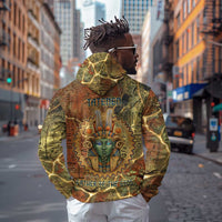 Tatenen Ancient Egyptian Hoodie Father of the Gods Design with Minerals