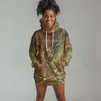 Tatenen Ancient Egyptian Hoodie Dress Father of the Gods Design with Minerals