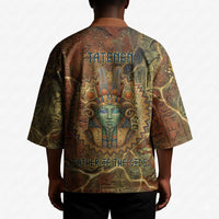 Tatenen Ancient Egyptian Kimono Father of the Gods Design with Minerals
