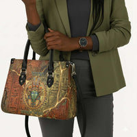 Tatenen Ancient Egyptian Leather Bag Father of the Gods Design with Minerals