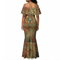 Tatenen Ancient Egyptian Mermaid Dress Father of the Gods Design with Minerals