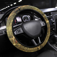 Tatenen Ancient Egyptian Steering Wheel Cover Father of the Gods Design with Minerals