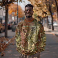 Tatenen Ancient Egyptian Sweatshirt Father of the Gods Design with Minerals