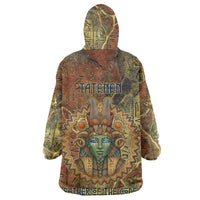 Tatenen Ancient Egyptian Wearable Blanket Hoodie Father of the Gods Design with Minerals